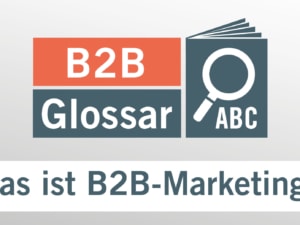 Glossarbeitrag - Was ist B2B-Marketing?