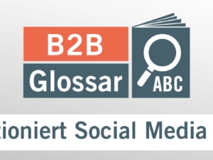 Glossarbeitrag - Wie funktioniert Social Media im B2B?