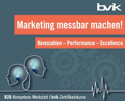 Key Visual zum Kurs "Marketing messbar machen!"