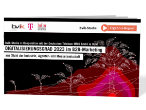bvik-Studie "Digitalisierungsgrad 2023 im B2B-Marketing" - Coverbild des Reports