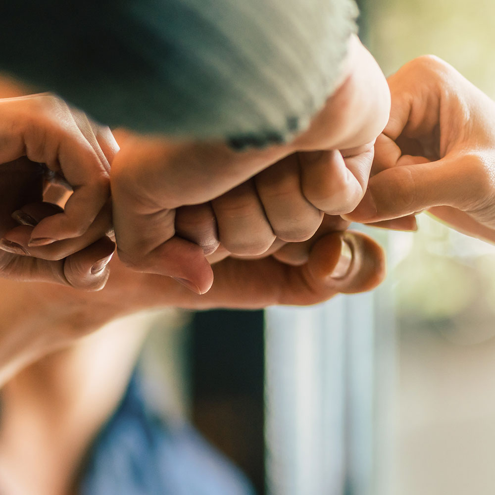 Netzwerk-Visualisierung - Hände