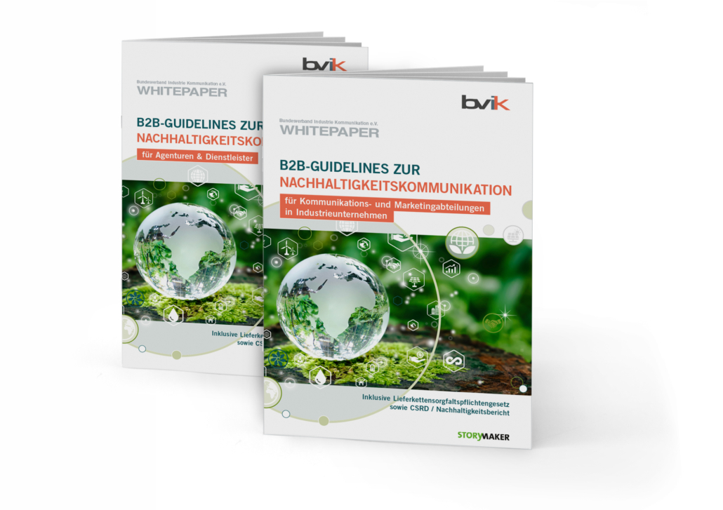 Guidelines zur Nachhaltigkeitskommunikation im B2B - Cover