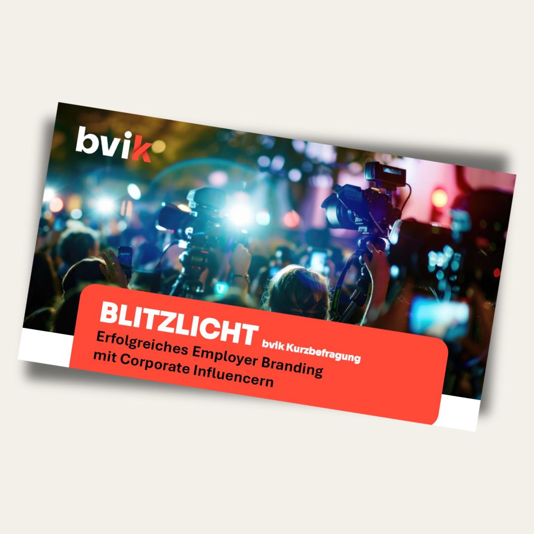 Mockup bvik-Befragung zu Corporate Influencern
